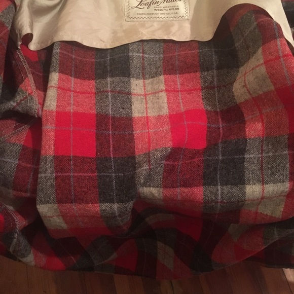 vintage wool-nylon blend plaid blazer. - Picture 6 of 7